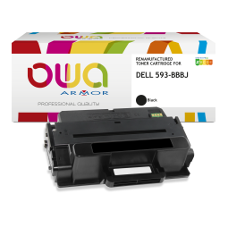 EN_Toner remanufacturé OWA - haute capacité - Noir - pour DELL 593-BBBJ