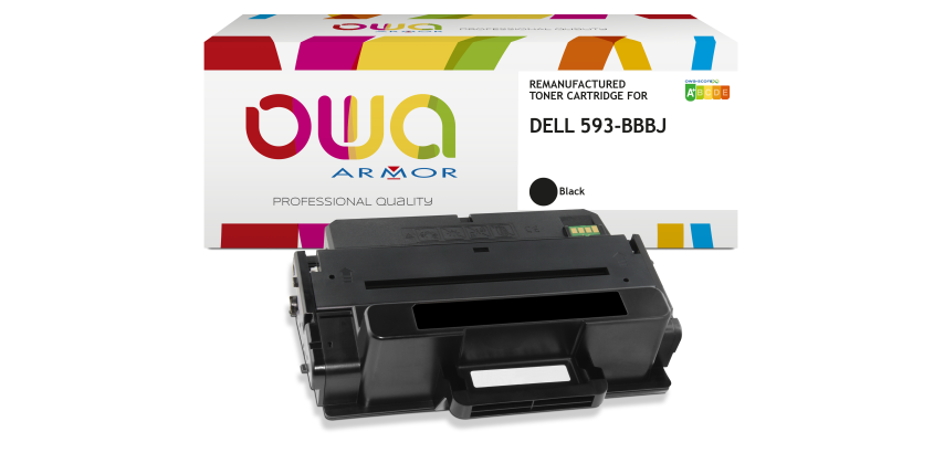 OWA Remanufactured Toner - High Capacity - Black - for DELL 593-BBBJ