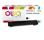 Toner remanufacturé OWA - standard - Noir - pour LEXMARK X950X2KG