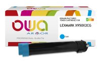 Toner remanufacturé OWA - standard - pour LEXMARK X950X2CG