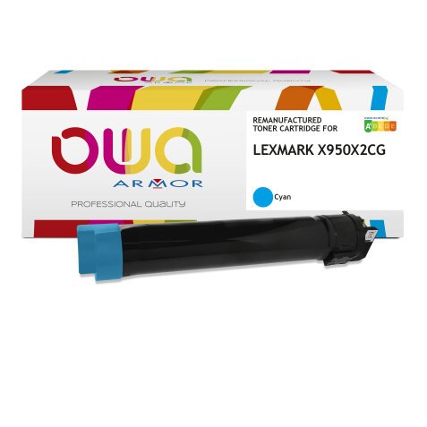 Toner remanufacturé OWA - standard - pour LEXMARK X950X2CG