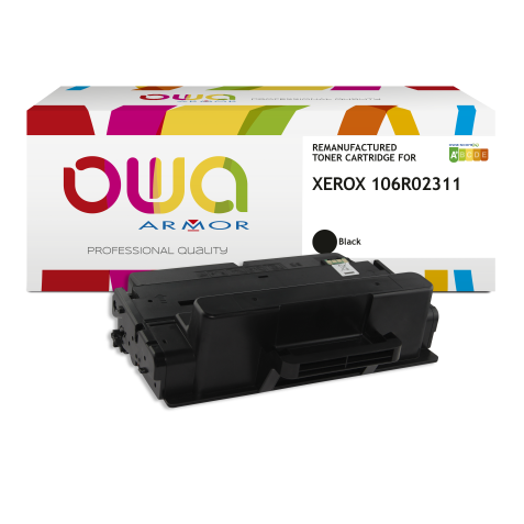 Toner remanufacturé OWA - standard - Noir - pour XEROX 106R02311