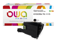 EN_Toner remanufacturé OWA - très très haute capacité - Noir - pour KYOCERA TK-1115
