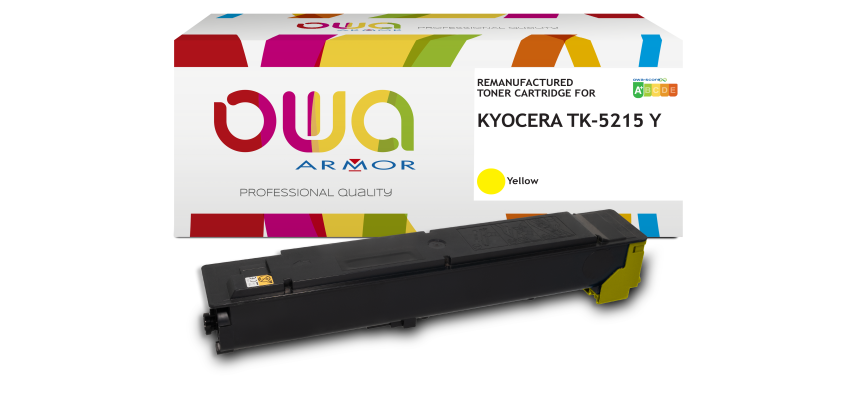 Toner remanufacturé OWA - standard - pour KYOCERA TK-5215 C