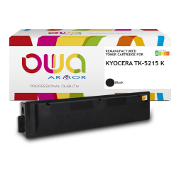 Gereviseerde toner OWA standaard zwart voor KYOCERA TK-5215 K