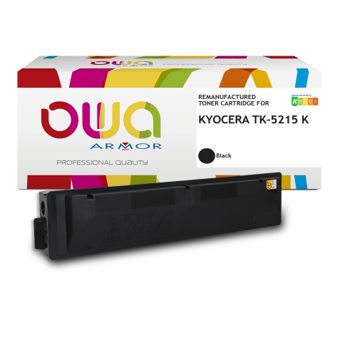 Toner remanufacturé OWA - standard - Noir - pour KYOCERA TK-5215 K