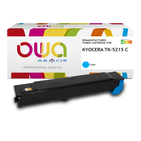 Toner remanufacturé OWA - standard - pour KYOCERA TK-5215 C