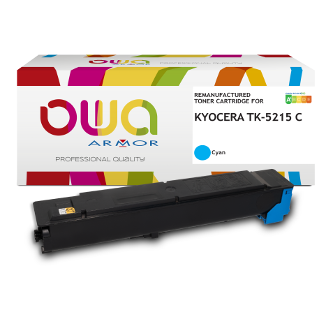 Toner remanufacturé OWA - standard - pour KYOCERA TK-5215 C