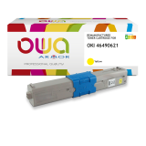 Toner remanufacturé OWA - standard - pour OKI 46490623