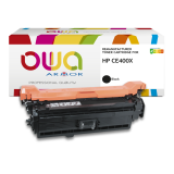 Toner remanufacturé OWA - très très haute capacité - Noir - pour HP CE400X