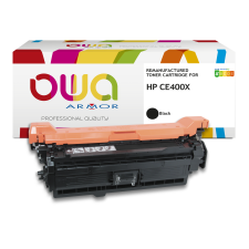 Toner remanufacturé OWA - très très haute capacité - Noir - pour HP CE400X