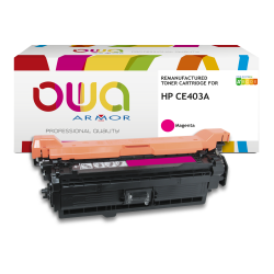 Toner remanufacturé OWA - très très haute capacité - pour HP CE401A