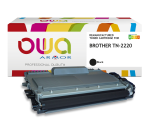 Toner remanufacturé OWA - très très haute capacité - Noir - pour BROTHER TN-2220