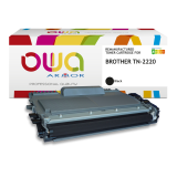 Toner remanufacturé OWA - très très haute capacité - Noir - pour BROTHER TN-2220