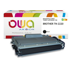 Toner remanufacturé OWA - très très haute capacité - Noir - pour BROTHER TN-2220