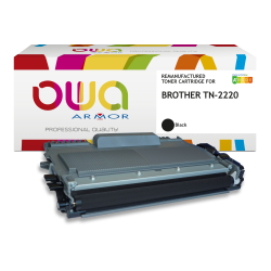Toner remanufacturé OWA - très très haute capacité - Noir - pour BROTHER TN-2220
