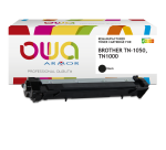 Toner remanufacturé OWA - très très haute capacité - Noir - pour BROTHER TN-1050, TN-1000