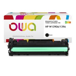 Toner remanufacturé OWA - standard - Noir - pour HP W1390A