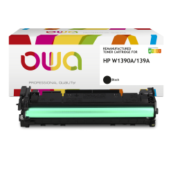 Toner remanufacturé OWA - standard - Noir - pour HP W1390A