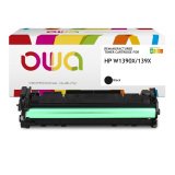 Toner remanufacturé OWA - haute capacité - Noir - pour HP W1390X