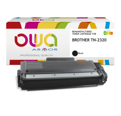 Toner remanufacturé OWA - très très haute capacité - Noir - pour BROTHER TN-2320