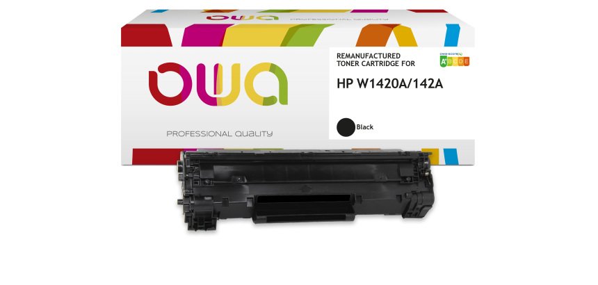 Toner remanufacturé OWA - standard - Noir - pour HP W1420A