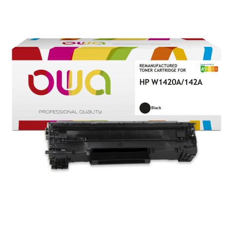 Tóner remanufacturado OWA - estándar - Negro - para HP W1420A
