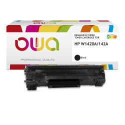 Toner remanufacturé OWA - standard - Noir - pour HP W1420A