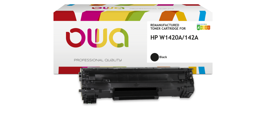Toner remanufacturé OWA - standard - Noir - pour HP W1420A