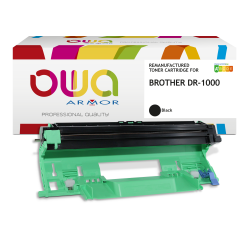EN_Tambour remanufacturé OWA - standard - Tambour Noir - pour BROTHER DR-1000