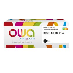 Toner remanufacturé OWA - haute capacité - Noir - pour BROTHER TN-3467