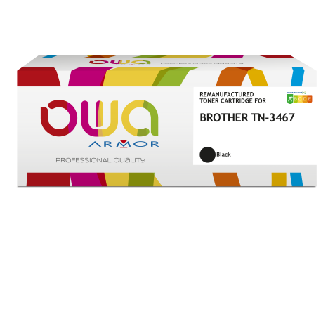 Toner remanufacturé OWA - haute capacité - Noir - pour BROTHER TN-3467