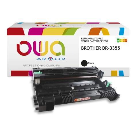 Toner remanufacturé OWA - standard - Tambour Noir - pour BROTHER DR-3355/SA