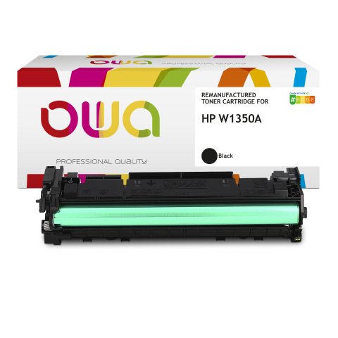 Cartucho de tóner remanufacturado OWA - estándar - Negro - para HP W1350A