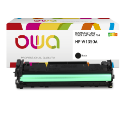 Toner remanufacturé OWA - standard - Noir - pour HP W1350A