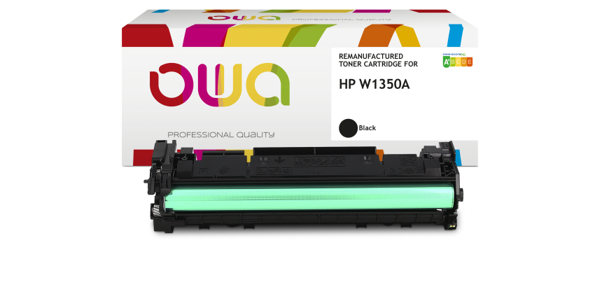 Toner remanufacturé OWA - standard - Noir - pour HP W1350A