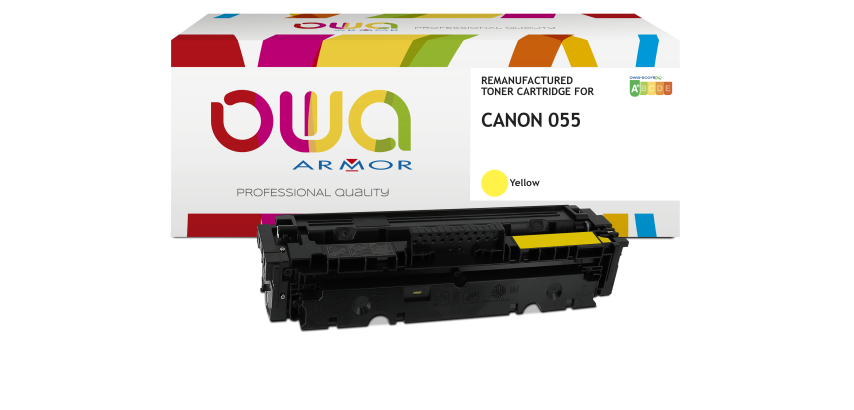 Toner remanufacturé OWA - standard - pour CANON 055C