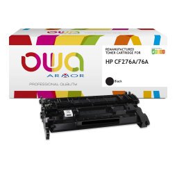 Toner remanufacturé OWA - standard - Noir - pour HP CF276A