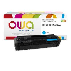 Toner remanufacturé OWA - standard - pour HP CF501A