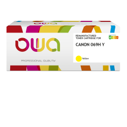 Toner remanufacturé OWA - haute capacité - pour CANON 069H