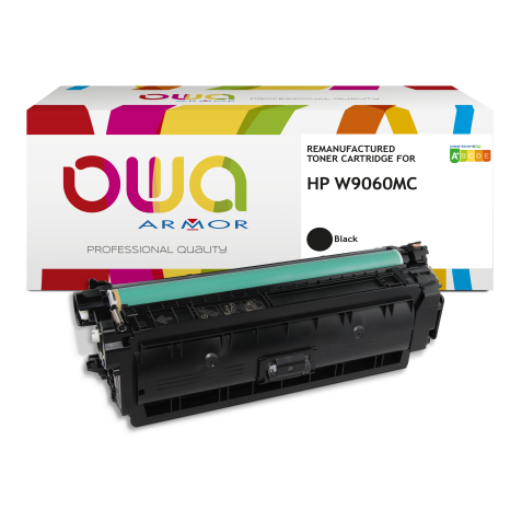 Toner remanufacturé OWA - standard - Noir - pour HP W9060MC