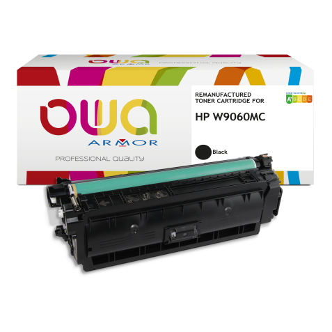 Toner remanufacturé OWA - standard - Noir - pour HP W9060MC