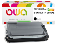 Toner gereviseerd OWA - hoge capaciteit - zwart - voor BROTHER TN-3600XL