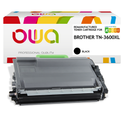Toner gereviseerd OWA - hoge capaciteit - zwart - voor BROTHER TN-3600XL