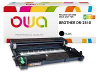 OWA Remanufactured Drum - Standard - Black - for BROTHER DR-2510
