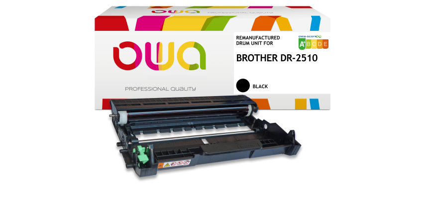 Tambor remanufacturado OWA - estándar - Negro - para BROTHER DR-2510