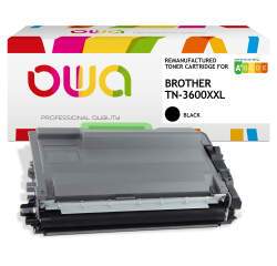 DE_Toner remanufacturé OWA - haute capacité - Black - pour BROTHER TN-3600XXL