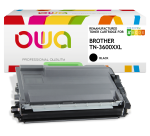 Toner remanufacturé OWA - haute capacité - Noir - pour BROTHER TN-3600XXL