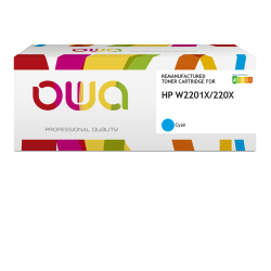 Toner remanufacturé OWA - haute capacité - pour HP W2201X