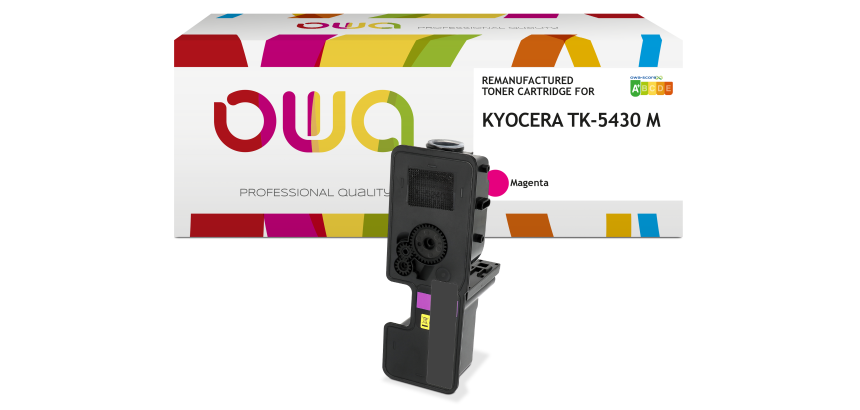 Toner remanufacturé OWA - standard - pour KYOCERA TK-5430 C